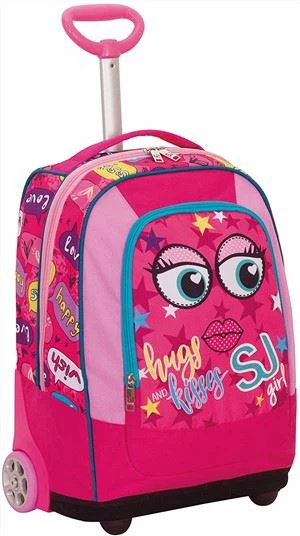 2 mewn 1 Backpack Gyda Olwynion
