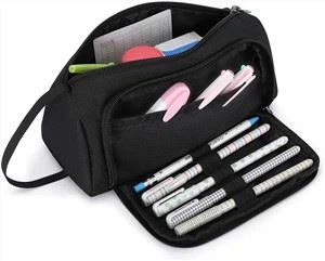 Cas Pensil i Gilrs Boys Large Pencil Pouch i drefnu Pensil ar gyfer Myfyriwr Coleg Ysgol Ganol