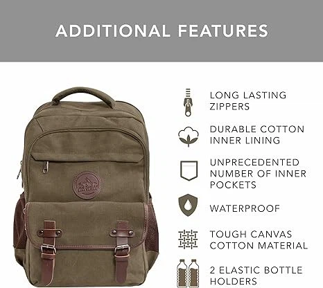 Canvas Computer Backpack